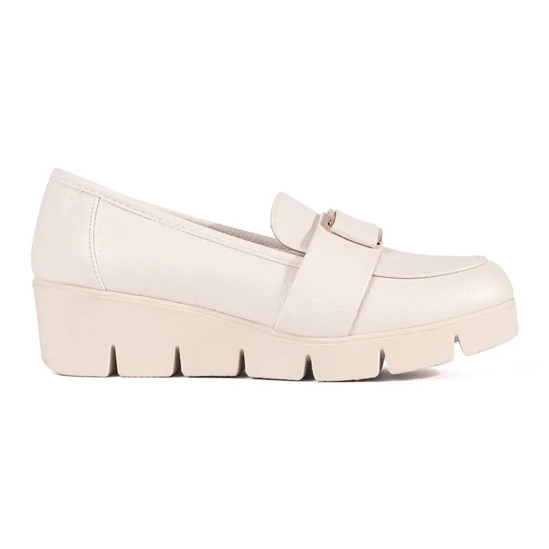 Goodin Luce -Beige Scarpe a cuneo