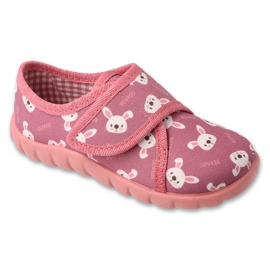 Sliponi per bambini Befado 457p001 in applicazioni rosa