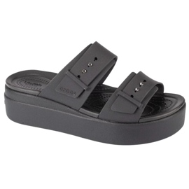 Infradito Crocs Brooklyn Sandalo con zeppa bassa 207431-001 nero