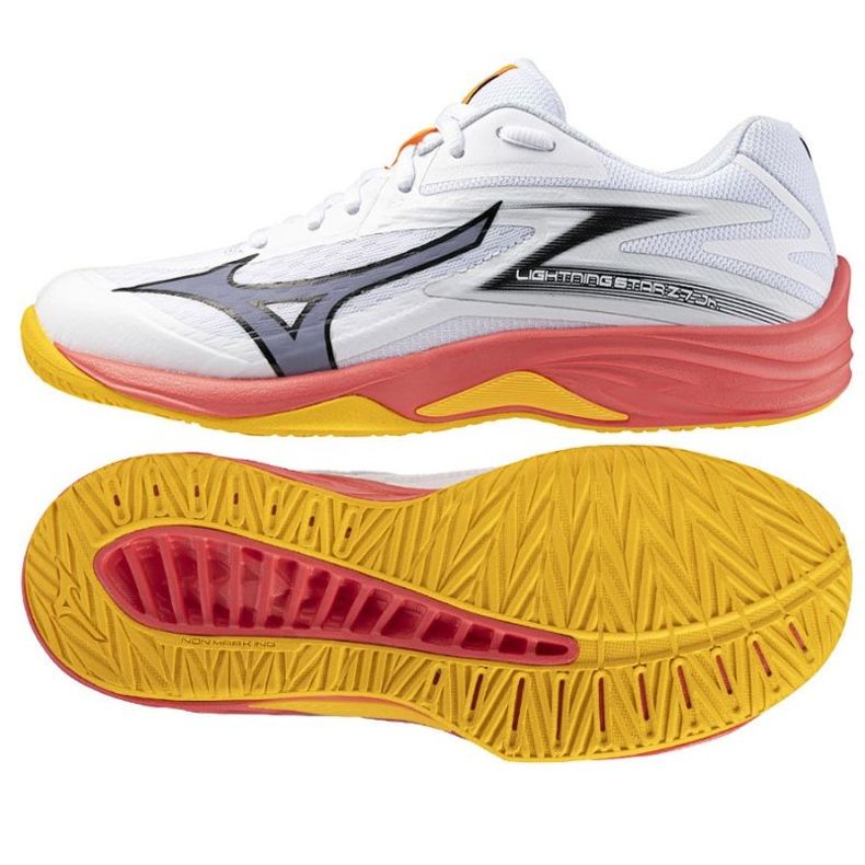 Mizuno Lightning Star Z7 V1GD230398 Volleyball Scarpe bianca