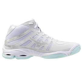 Tensione d'onda Mizuno 2 Mid V1GC246545 Volleyball Scarpe bianco