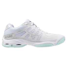Tensione d'onda Mizuno 2 V1GC246045 SCARPE VOLLEYBALL bianco