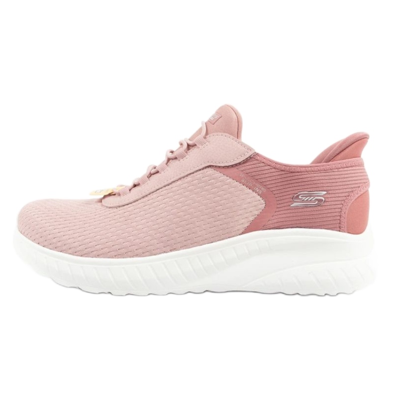 Skechers Schechers Bobs Squad Slip -ins 117504/BLSH Scarpe rosa