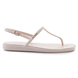 Sandals Crocs giapponese femminile Miami Thong Flip 209793-0WW DEF beige