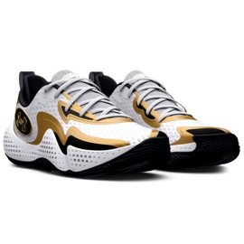 Scarpe da basket Under Armour Spawn 5 3026285 101 bianco