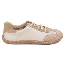 Pelle minimalista a piedi nudi wasak 0744w cappuccino beige