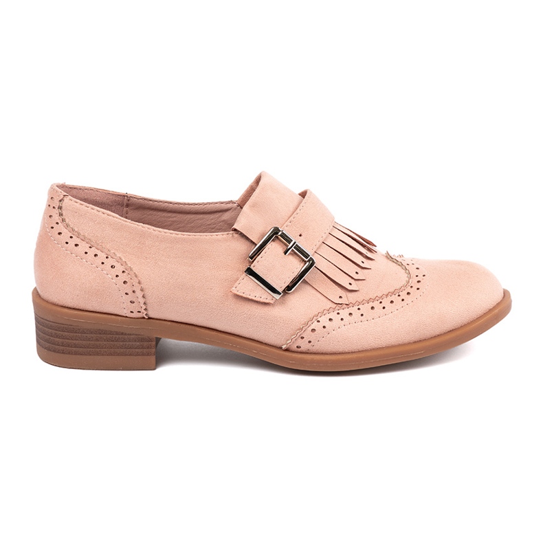 Seastar Picchieri piatti in pelle scamosciata rosa