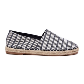 Espadrille maschili con blu navy in treccia