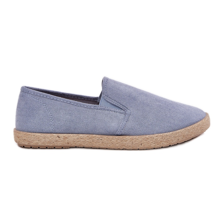 Sneaker maschili di Espadrilles con Eco Suede Blue