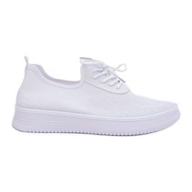 Materiate Spet Sports Scarpe sulla piattaforma bianca femminile