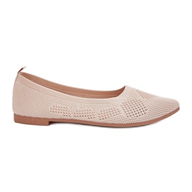 Ballerina materiale femminile beige