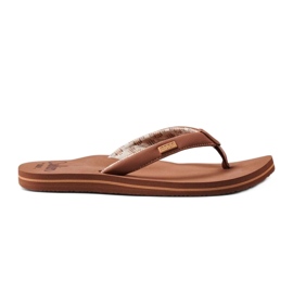 Flip -flips Reef Cushion Sandes CJ4318 marrone
