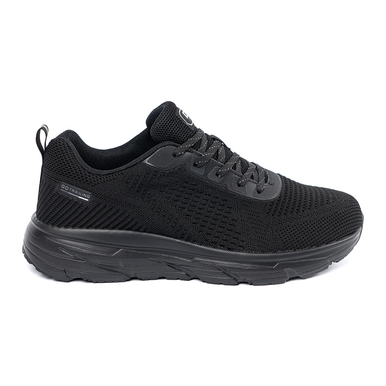 DK Scarpe da uomo leggera sportiva nero