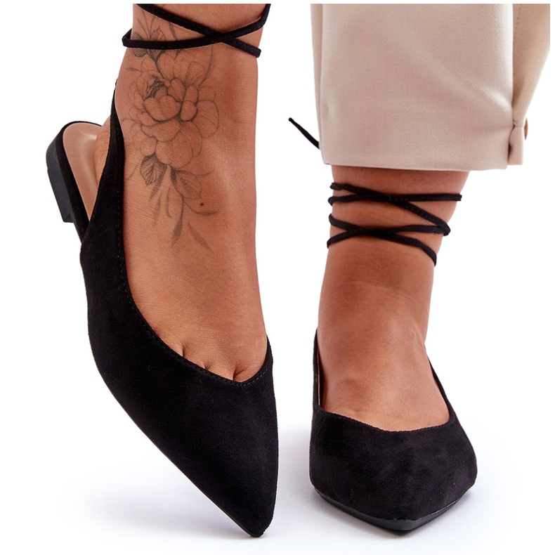 Ballerine eco-ecologiche femminili nero
