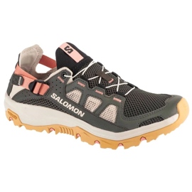 Salomon Techamphibian 5 scarpe in L47750800 verde