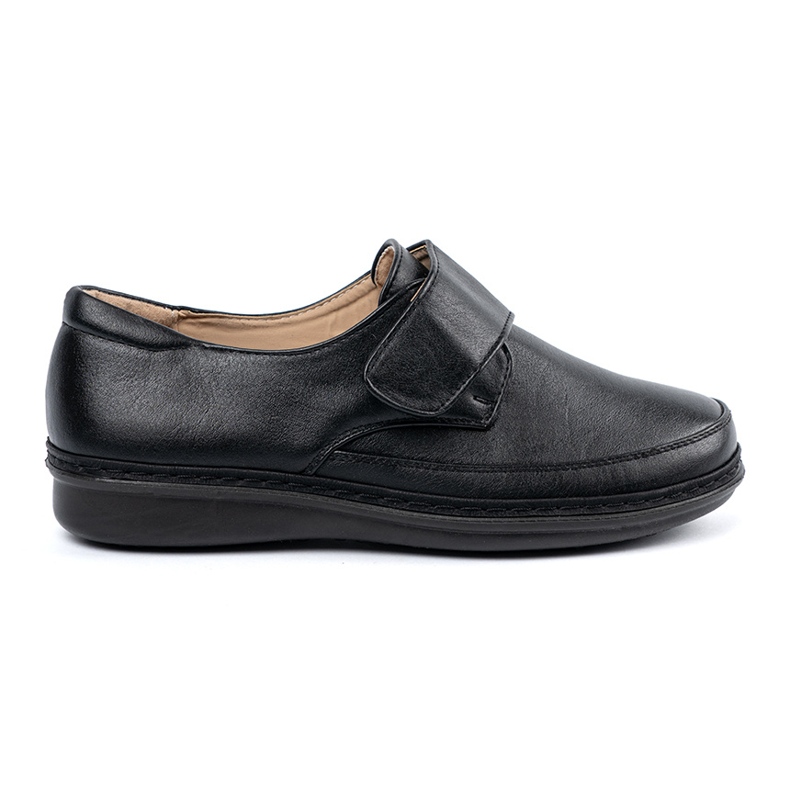 Shelvt Scarpe da donna in velcro nero