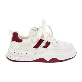 Boto Sneaker per bambini sulla piattaforma beige e beige Grellio