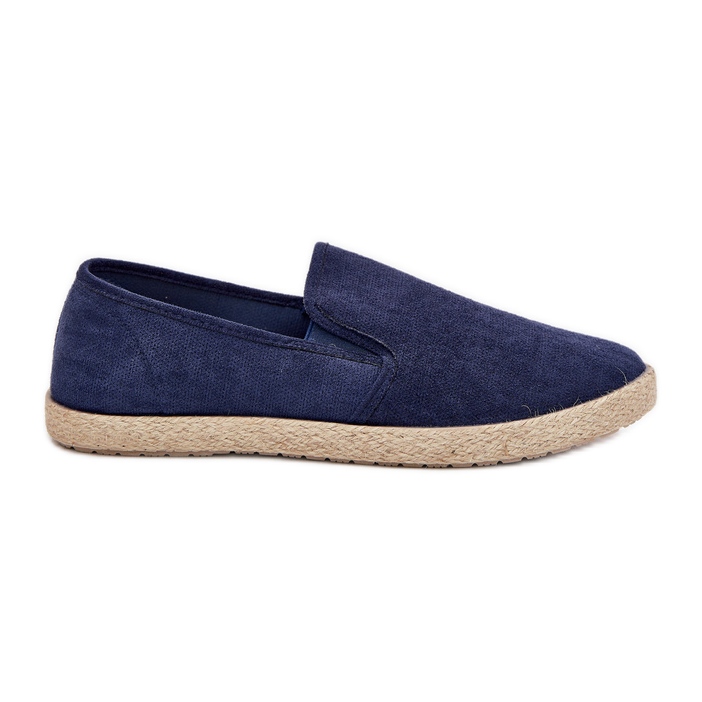 Boto Sneaker maschili di espadrilles con eco scamosciata marina Lunaria blu