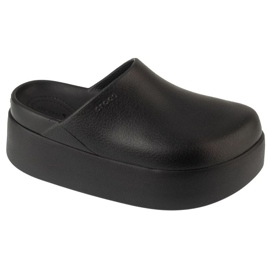 Crocs Dylan Platform Clog Flaps in 209869-001 nero