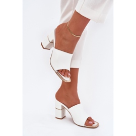 Boto Eleganti pantofole da donna sul White Raiza Post bianca