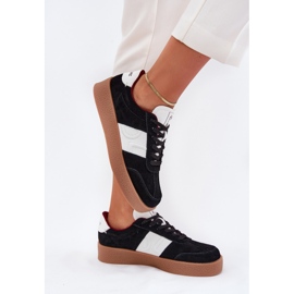 Sneakers in pelle scamosciata femminile Big Star di Daniel Lopez SS2D4021 Black nero