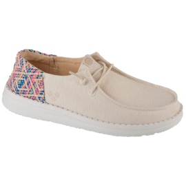 Hey Dude Hey amico wendy funk surf baja scarpe in 43156-1mv bianco