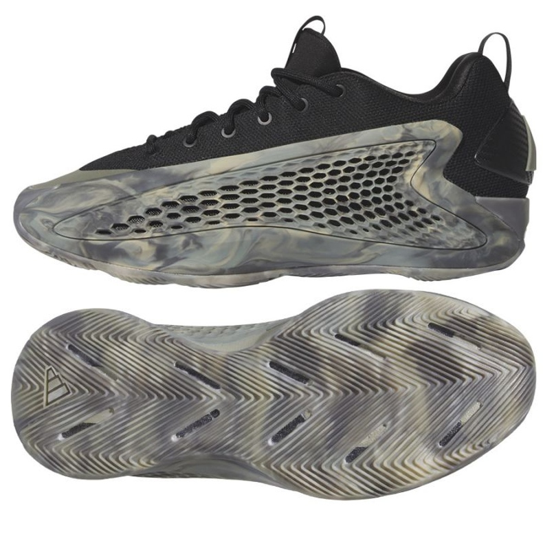 Adidas Anthony Edwards Basketball Scarpe 1 M JI4066 nero