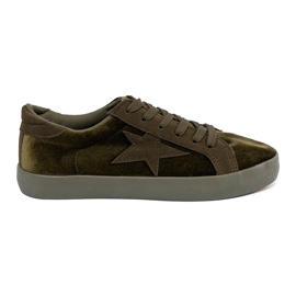Seastar Sneaker da donna verde scuro con una stella