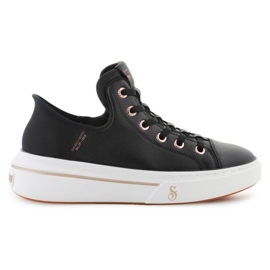 SKECHERS SLIP-INSS: Snoop One-OG in pelle in 186001-BLK nero