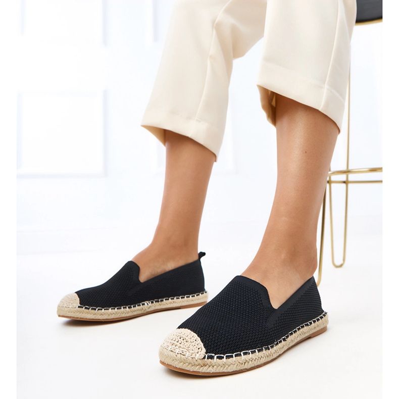 Black espadrilles sulla piattaforma Luna nero
