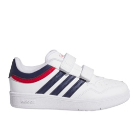 Scarpe adidas hoops 4.0 jr ji3484 bianco