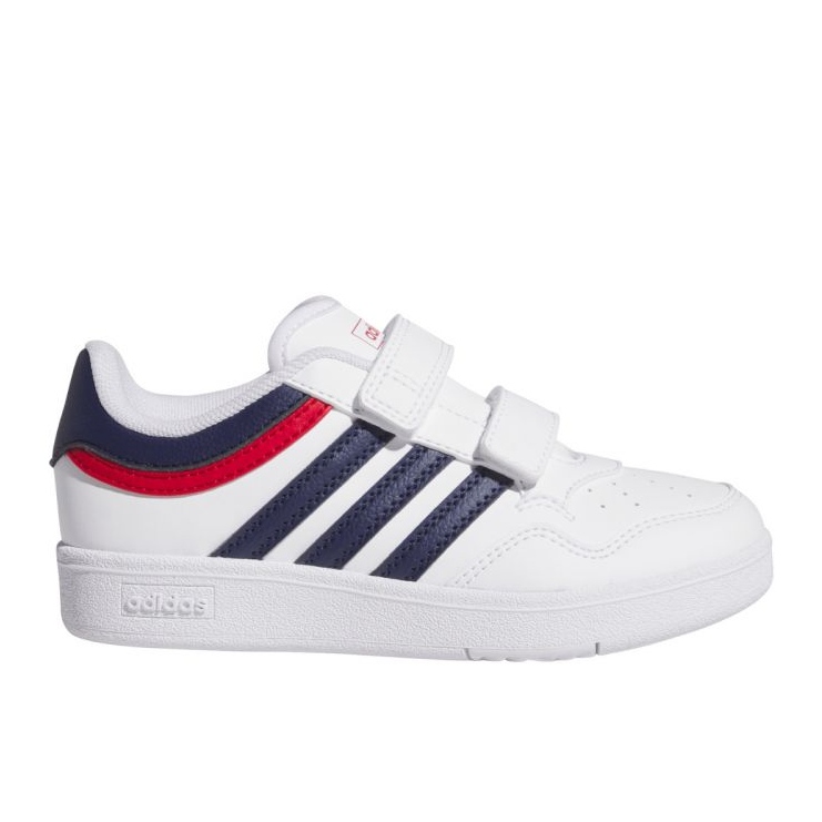 Scarpe adidas hoops 4.0 jr ji3484 bianca