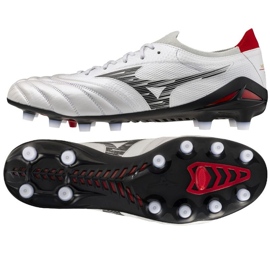 Mizuno Morelia Neo IV Beta Elite FG M P1GA254209 Scarpe da calcio bianca