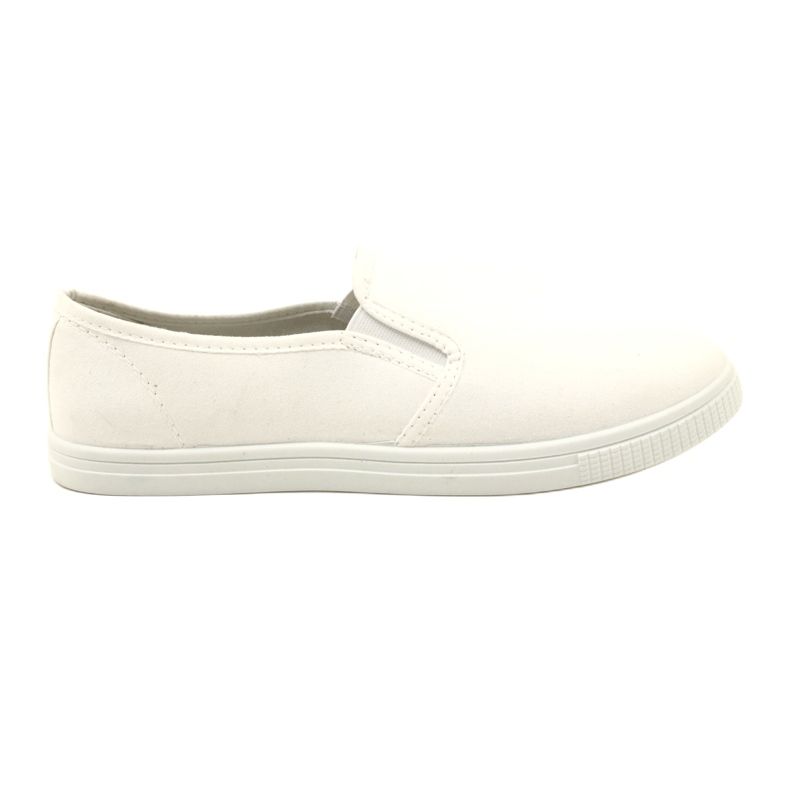 Sneaker femminili di materiale bianco inserite bianca