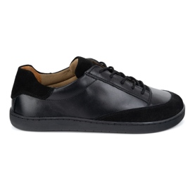 Scarpe da uomo a piedi nudi realizzati in pelle naturale Modello Olivier Reno Black
