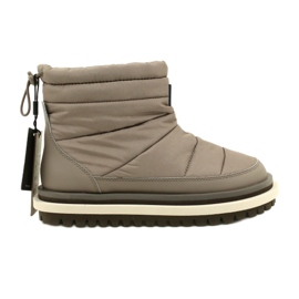 Stivali da donna di Tommy Hilfiger, ovvero avvio a piacimento imbottito EN0en02725 beige