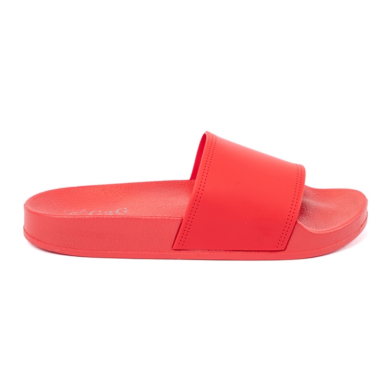 Shelvt Comodi pantofole da donne rosse rosso