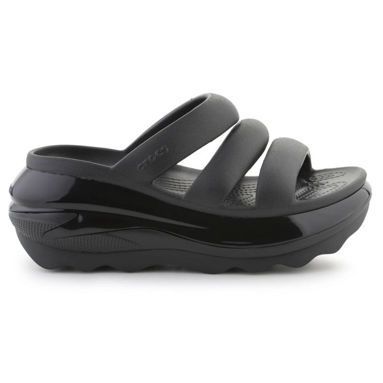 Infradito Crocs Mega Crush Triple Strap 209842-001 nero