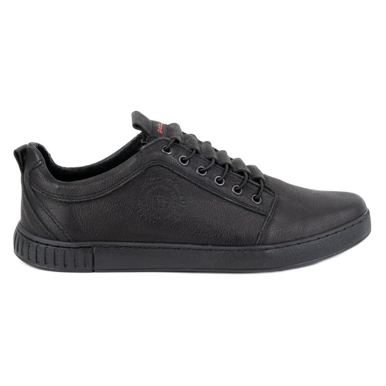 Polbut Scarpe casual da uomo in pelle 2121/2 nere nero