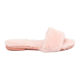 Seastar Fiamme con pelliccia - rosa in polvere