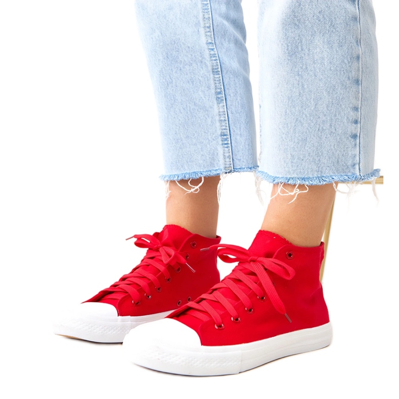 Sneaker alte rosse Ghan rosso