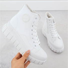 News Sneaker di notizie sulla piattaforma in 9152 EVE513 bianco