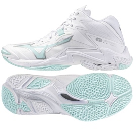 LIGHITÀ DI MIZUNO WAVE Z8 SCARPE MID in V1GC240545 bianco