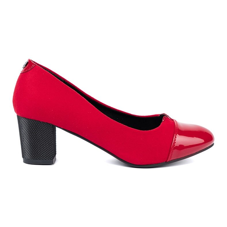 Goodin Pompe rosse con un dito verniciato rosso