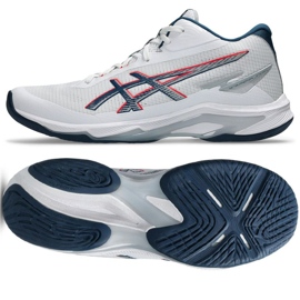 ASICS Netburner Ballstic FF Mt 4 M 1051A090 101 Scarpe bianco