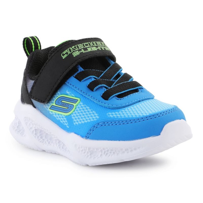 Skechers Schechers Meteor-Lights Shoes-Krendox Jr 401495n-Bkbl blu