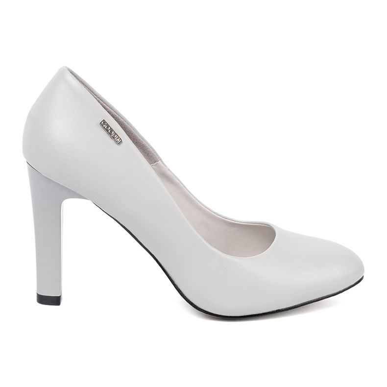 Goodin Pompe grigie classiche alte a ruote grigio