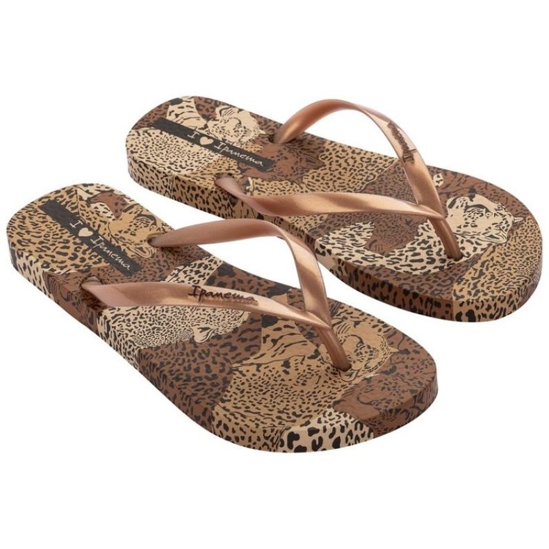 Ipanema Animal Flip -flips in 83617AY384 marrone