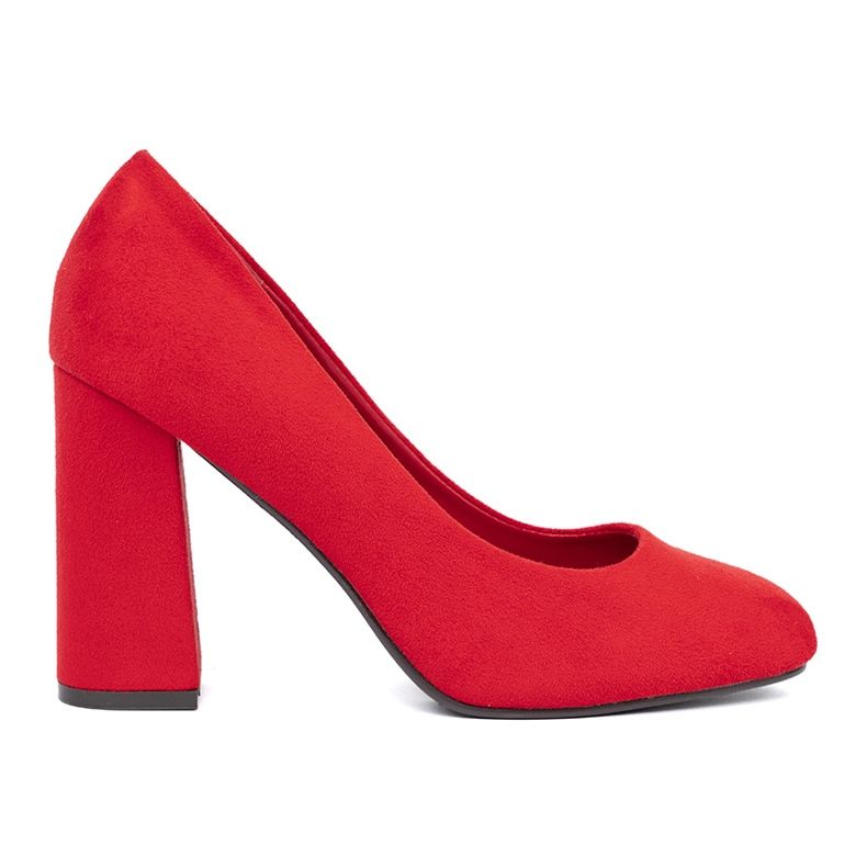 Seastar Classiche pompe rosse con naso arrotondato rosso