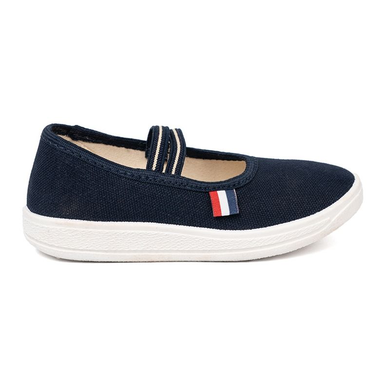 Shelvt Scarpe blu navy leggera con cinturino flessibile